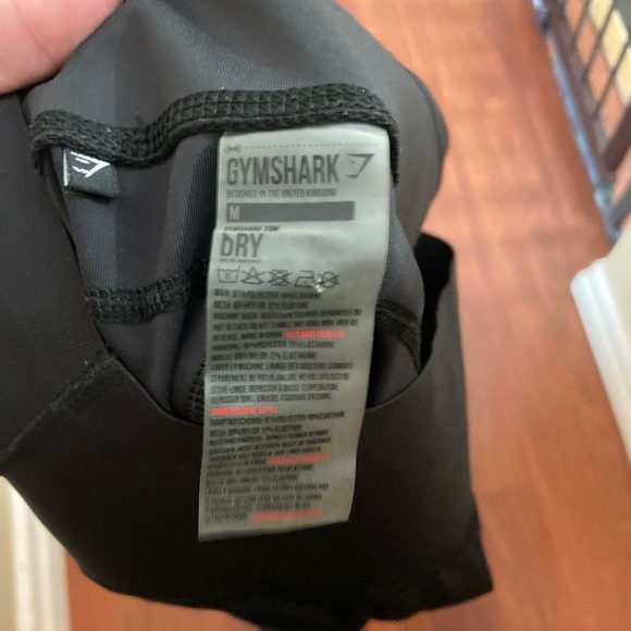 Gymshark black high waisted leggings mesh cutout - Picture 7 of 7